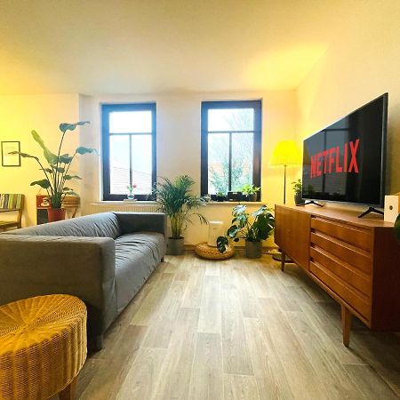 P6 - Familienwohnung Am Park Und Saale Halle  외부 사진