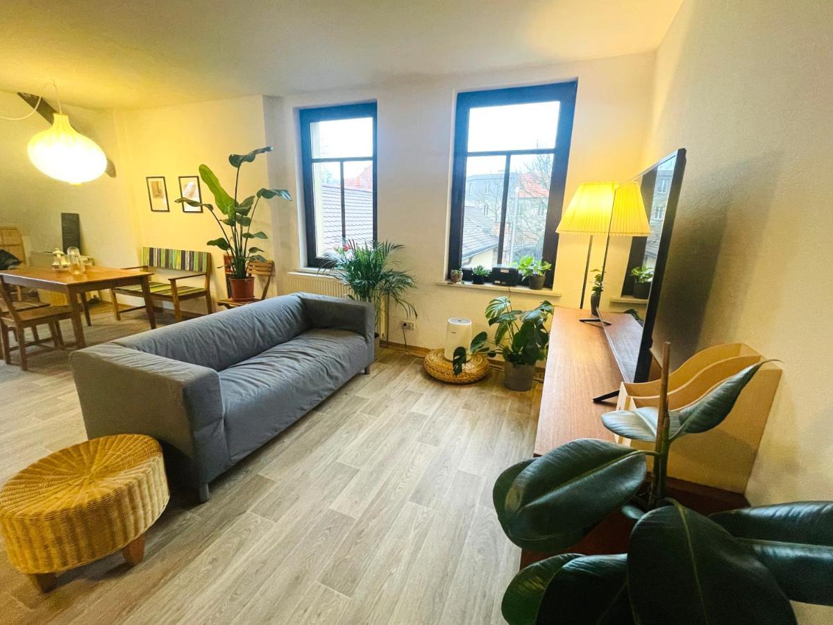 P6 - Familienwohnung Am Park Und Saale Halle  외부 사진